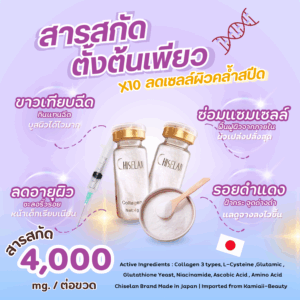สารตั้งต้นผิวขาวบริสุทธิ์ チセラン Chiselan