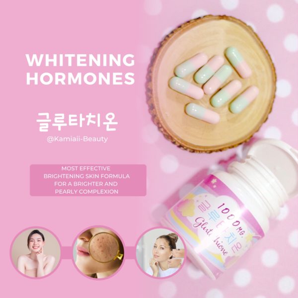 1แถม1🔥 วิตามินฮอร์โมนผิวขาวเกาหลี 피부 호르몬+ 글루타치온 1,000mg. - Image 4