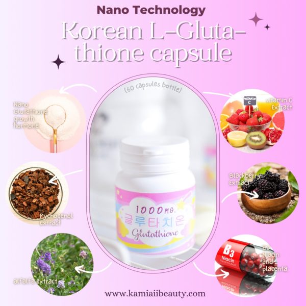1แถม1🔥 วิตามินฮอร์โมนผิวขาวเกาหลี 피부 호르몬+ 글루타치온 1,000mg. - Image 2