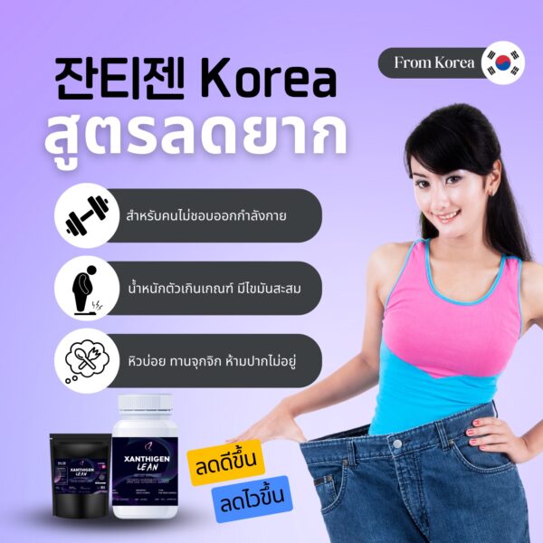 ✔️🟣New🌟 ลดน้ำหนักคุมหิวเกาหลี Xanthigen 650mg. - Image 3