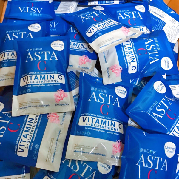💙โปร1แถม1 กลูต้าซอฟเจลบลูโอเชี่ยน Asta-C 1,400mg. ขาวซีดออร่า ผิวขาวขั้นสุด นำเข้าจากเกาหลีสำหรับคนผิวคล้ำปานกลางถึงมาก - Image 11