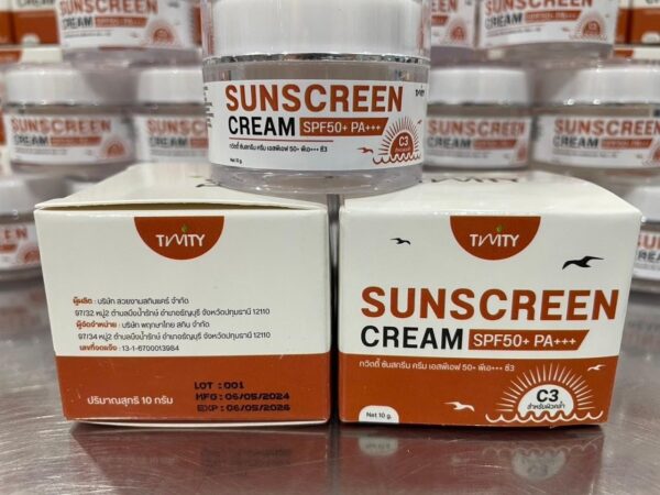 NEW🔬กันแดดLab SPF50PA+++ ☀️กันแดดแวมไพร์ มีบำรุง เนื้อแป้งครีมกลบผิวเนียนขั้นเทพปรับพื้นผิวสว่างเป็นธรรมชาติใสไม่กลัวแสง งานผิวหน้าใสไม่พึ่งฟิลเตอร์ - Image 23