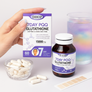 💜กลูต้าม่วงอเมริกาตัววิจัยPQQ 15,000mg. 🇺🇸𝐃𝐇𝐎𝐏 7Days Glutatione Super Whitening เคลียร์ปัญหา,ฟื้นฟูเม็ดสี